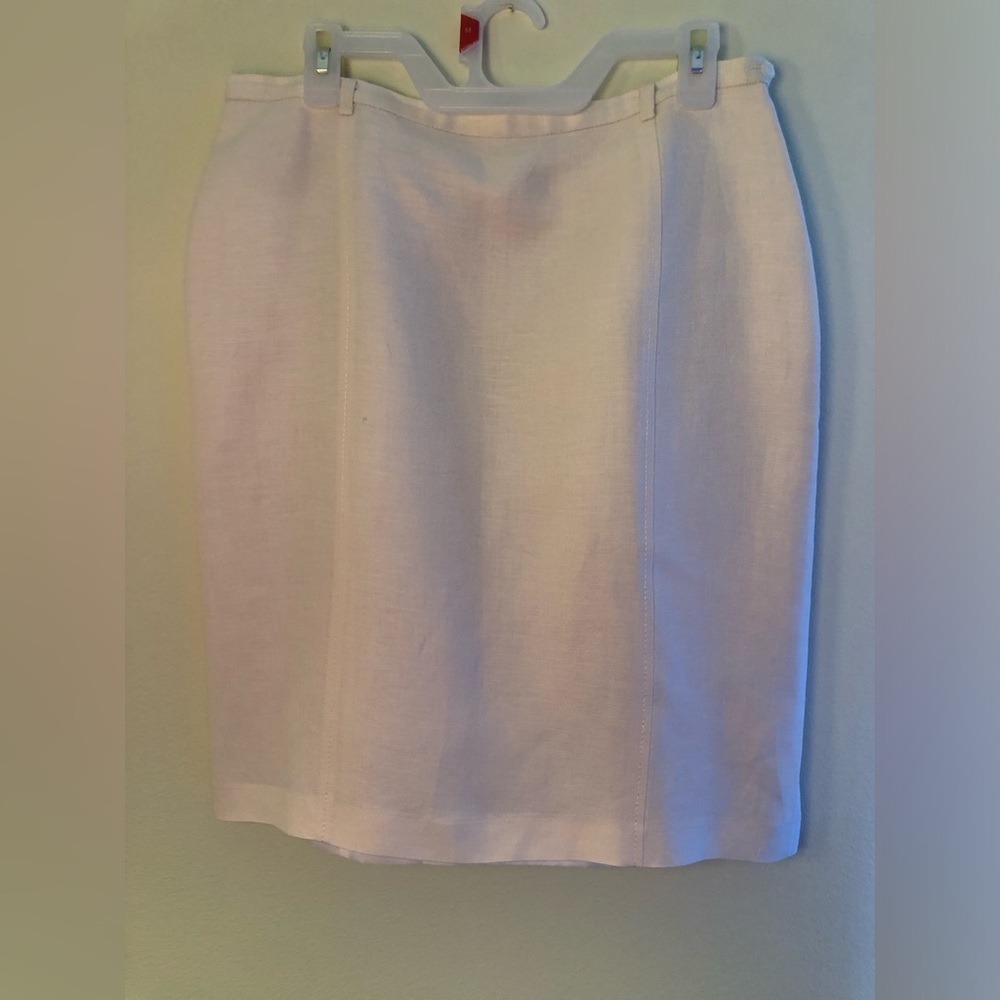Emma James Cream Pencil Skirt